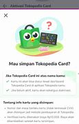 Tokopedia Card Adalah